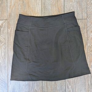 Athleta Black Mini Skort Pockets Small Spandex Pickleball Golf Tennis